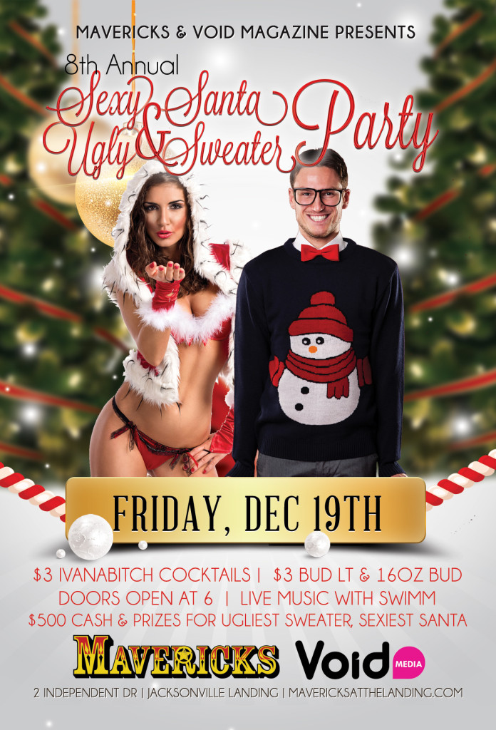 void magazine- sexy santa and ugly sweater party