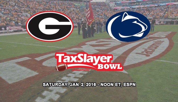 New Years Day 2016: Penn State vs Georgia Bulldogs at the GatorBowl