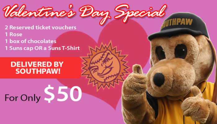 Valentine’s Day 2016: Southpaw Valentine’s Day Package