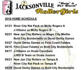 Roller Derby in Duval: Jacksonville Roller Girls Schedule